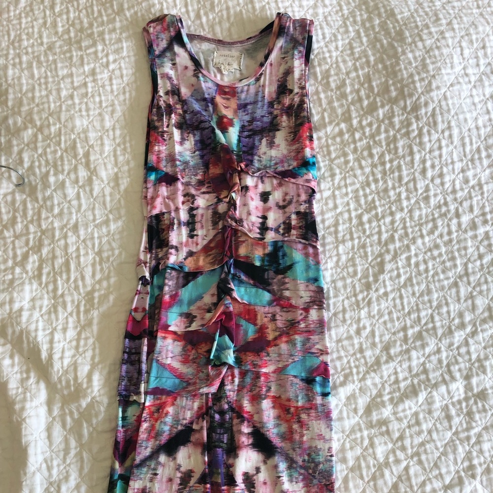 Nicole Miller cotton casual spring midi dress